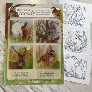 Cardmaking and Papercraft Beyond the Woods Stamps
